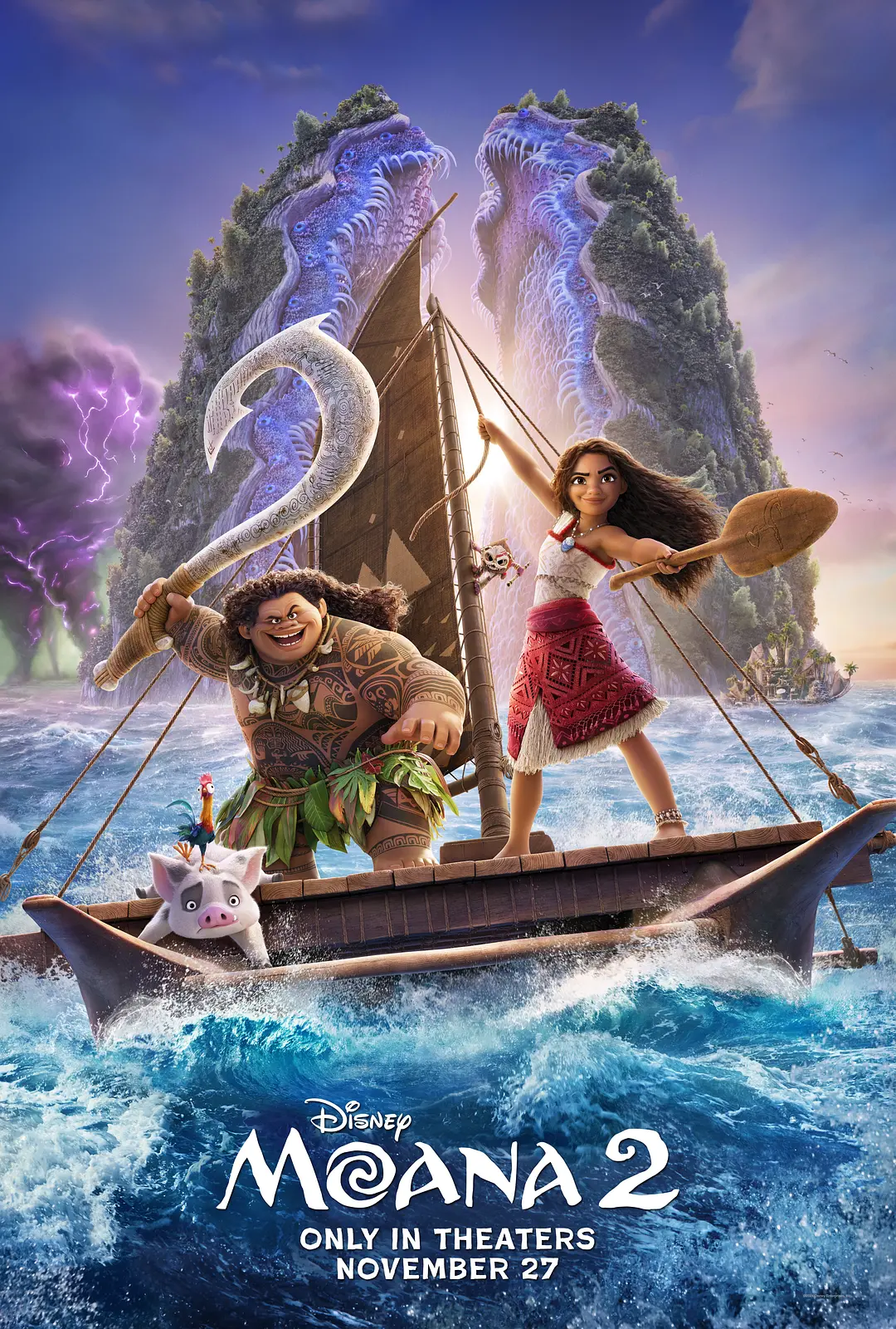 Moana 2: Huyền thoại biển cả 2 Tải xuống đĩa Blu-ray 4K nguyên gốc / Ma hải kỳ duyên 2 (Hồng Kông) / Mạc A Na 2 2024 Moana 2 59.56G