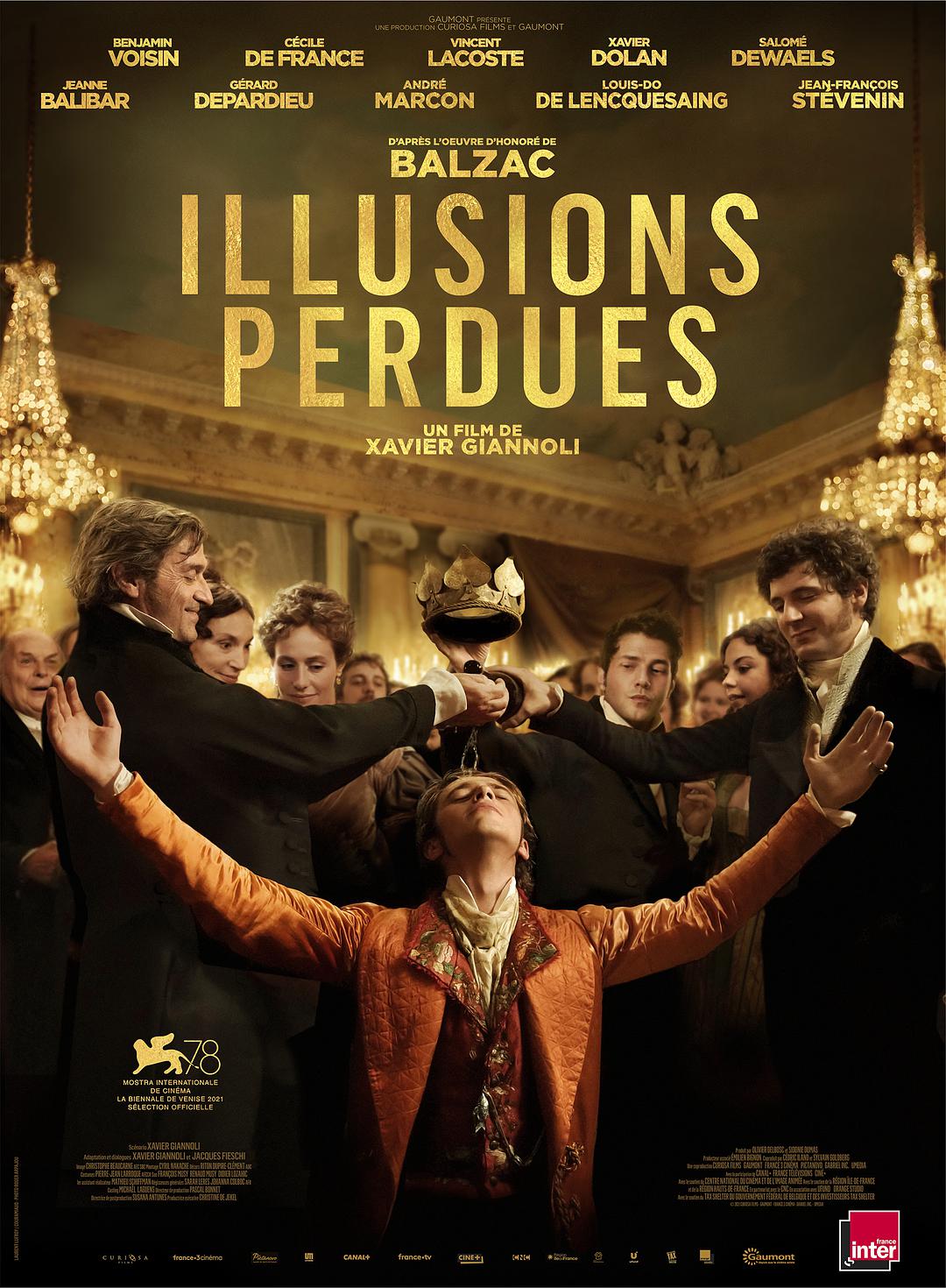 Ảo mộng phiên bản Blu-ray MKV chất lượng cao / Người mơ mộng Paris (Đài Loan) / Hài kịch nhân gian / La Comédie humaine / Lost Illusions 2021 Illusions perdues 11.3G