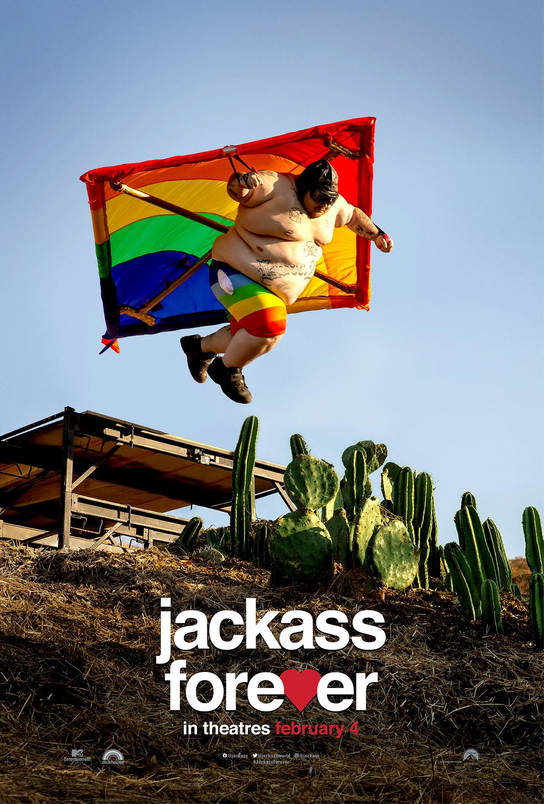 Jackass Forever: Những Kẻ Ngốc Nghếch Tiếp Tục Phá Hoại - Phiên Bản Blu-ray HD MKV / Màn Trình Diễn Ngốc Nghếch Mới / Vô Lý 4 / Jackass 4 2022 Jackass Forever 16.6G