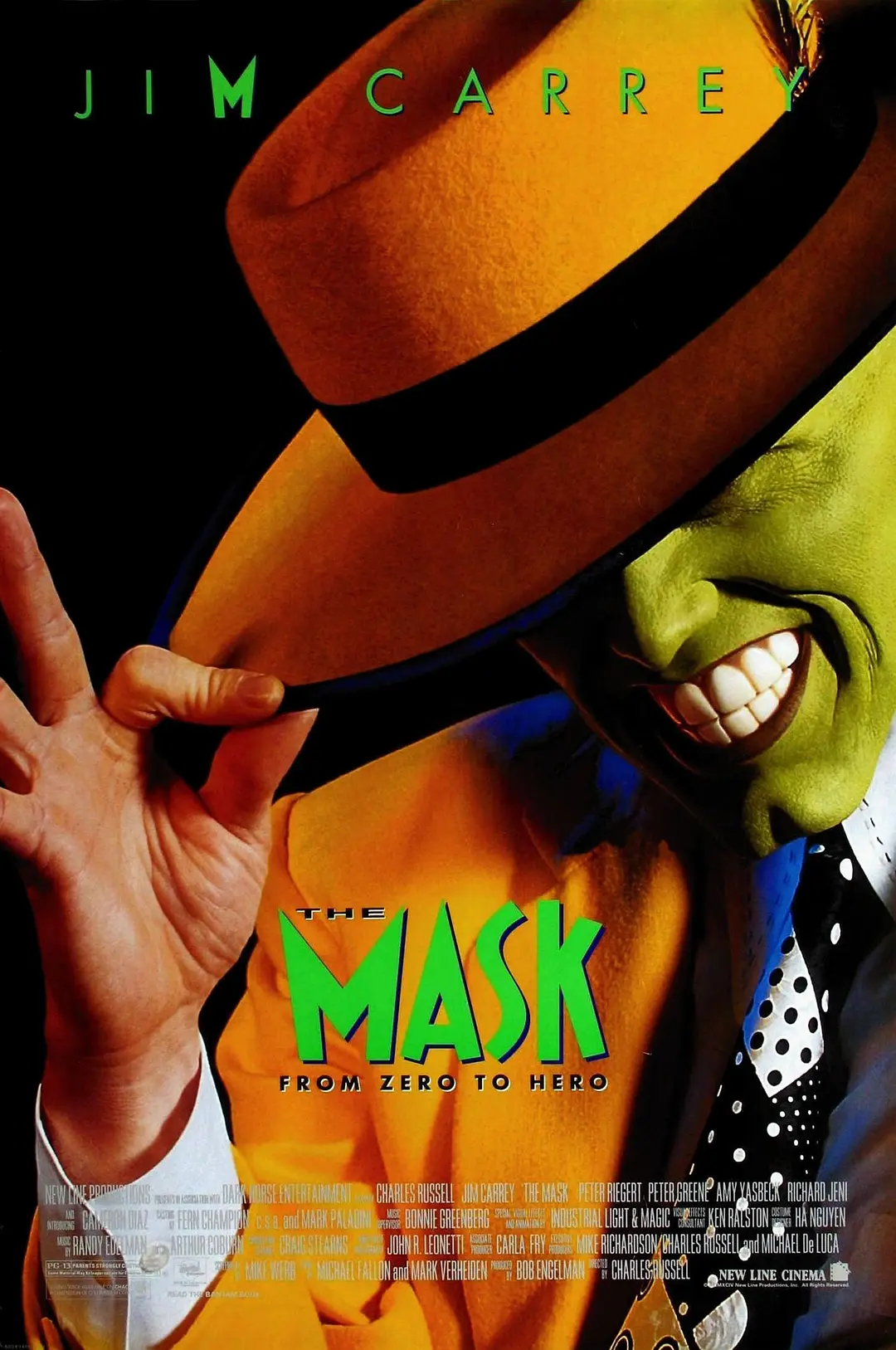 Mặt nạ thần kỳ / Mặt nạ / Đại thánh hiện đại / La máscara 1994 The Mask 21.5G