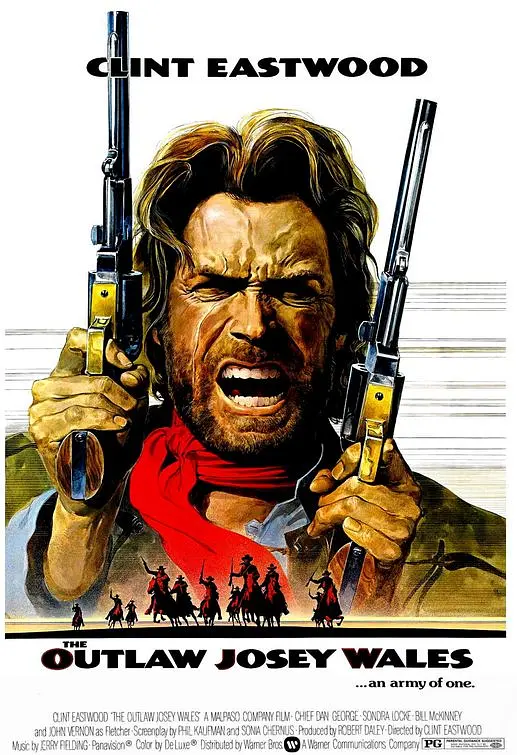 Người thực thi pháp luật miền Tây Tải xuống đĩa Blu-ray 4K/ Kẻ ngoài vòng pháp luật Josey Wales 1976 The Outlaw Josey Wales 91.06G