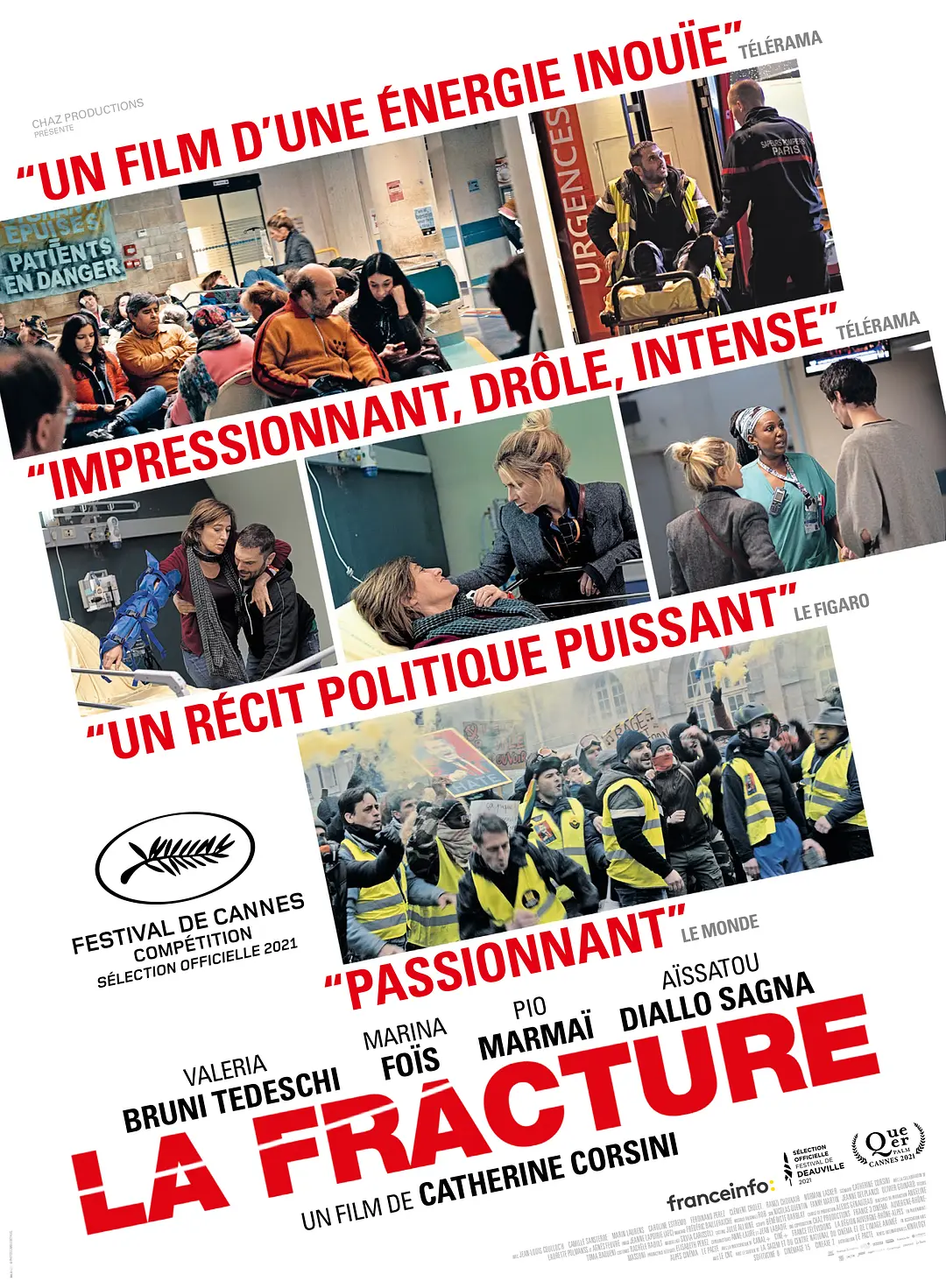 Vỡ nát - Phiên bản Blu-ray HD MKV / Cấp cứu Paris (Đài Loan) / Xé rách Paris (Hồng Kông) / Đêm cấp cứu Paris / The Divide 2021 La Fracture 10.9G